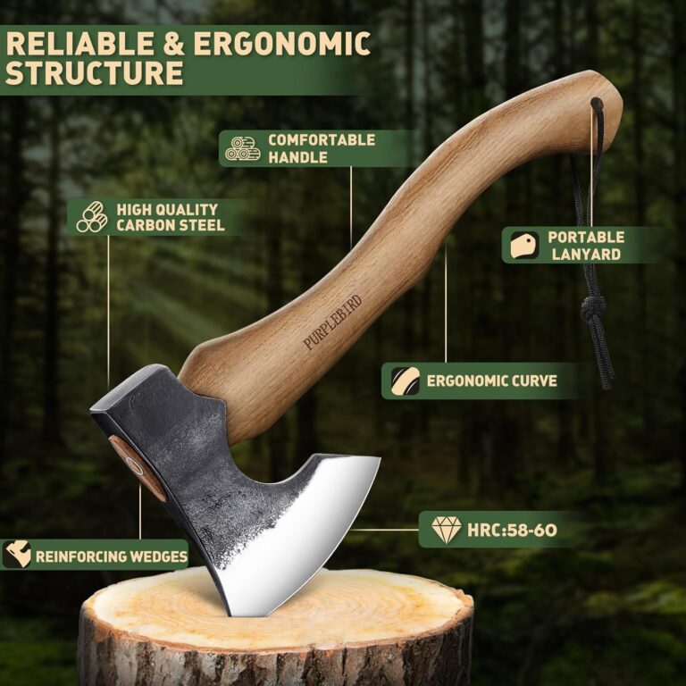 tomahawk axe stands at the forefront