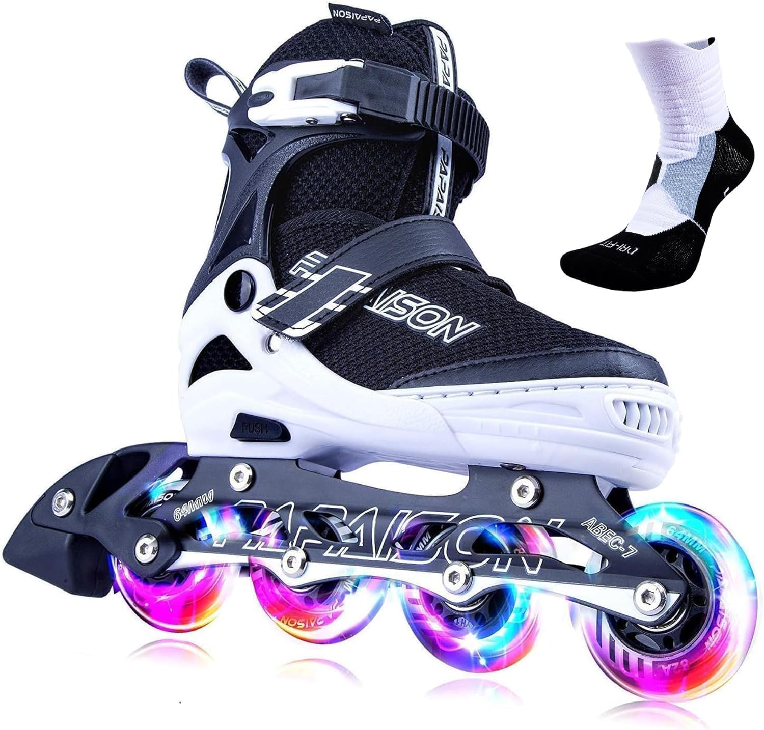 PAPAISON Outdoor Roller Skates for Girls and Boys, Men and Women