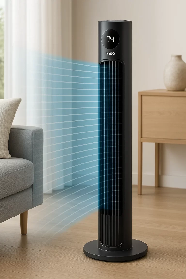 Dreo Tower Fan – Powerful, Quiet, and Stylish Cooling